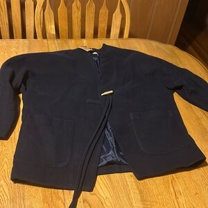 Soolinen NWT Navy Overcoat